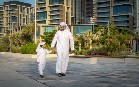 13- Seef Qatari Father Son Walk - By Ahmad Alnaji