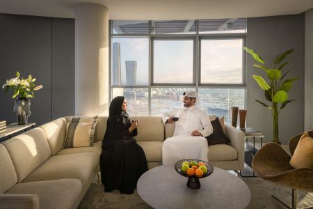 16- Penthouse Qatari Living